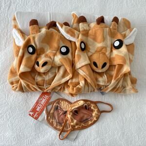 Halloween costumes Giraffe Fullbody Jumpsuit One Piece Orange